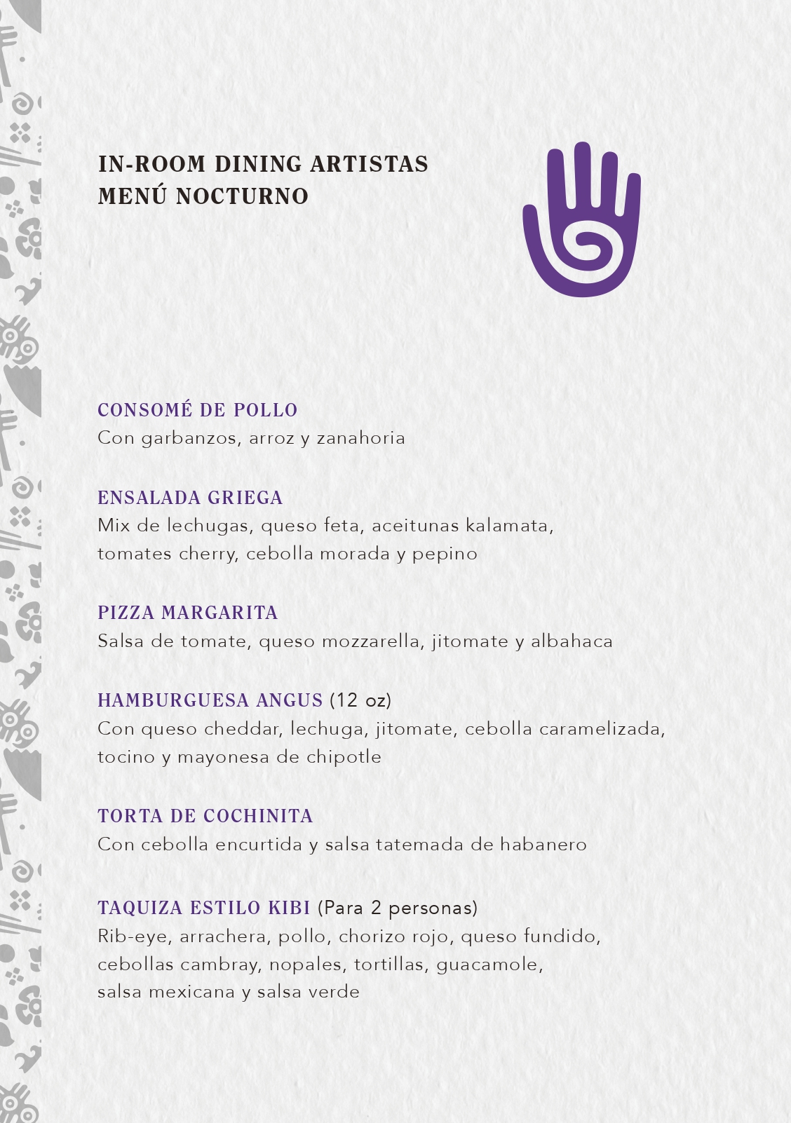 Menú